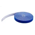 StarTech HKLP25BL 25ft Hook and Loop Tape Roll Reusable Cable Ties/Wraps - Blue