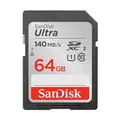 SanDisk SDSDUNB-064G-GN6IN 64GB Ultra SDHC and SDXC UHS-I Memory Card - 140MB/s
