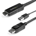 StarTech HD2DPMM3M 3 m (9.8 ft.) HDMI to DisplayPort Cable - 4K 30Hz