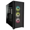 Corsair CC-9011212-WW iCUE 5000X RGB Tempered Glass Mid-Tower ATX Smart Case - Black (Avail: In Stock )