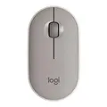 Logitech 910-006665 Pebble M350 Wireless Optical Mouse - Sand