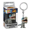 Jurassic FUN55299 World 3 - Dominion - Velociraptor (Blue) Pocket Pop! Keychain (Avail: In Stock )