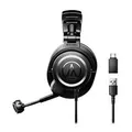 Audio-Technica ATH-M50xSTS-USB ATH-M50xSTS Closed Back USB Streaming Headset