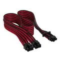 Corsair CP-8920334 Premium Sleeved 12+4pin PCIe 5.0 12VHPWR 600W Cable - Red/Black (Avail: In Stock )