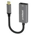 mbeat MB-XAD-CDP ToughLink USB-C 3.1 Male to DisplayPort 1.2 Female Adapter - 15cm