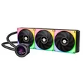Thermaltake CL-W370-PL14SW-A TOUGHLIQUID Ultra RGB 420mm AlO Liquid Cooler with LCD Display