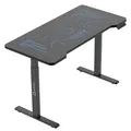 ONEX ONEX-GDE1400G-RGB GDE1400G RGB Tempered Glass Electric Height Adjustable Gaming Desk (Avail: In Stock )