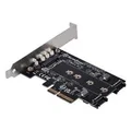 SilverStone SST-ECM27 ECM27 3 Port M.2 SSD to PCI-E x4 Adapter Card