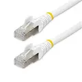 StarTech NLWH-3M-CAT6A-PATCH 3m LSZH CAT6a Ethernet Cable - 10GbE S/FTP 100W PoE White