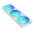 Lian-Li AL120V2-3W UNI FAN AL V2 120mm ARGB PWM Case Fan - 3 Pack with Controller - White (Avail: In Stock )