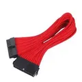 SilverStone SST-PP07-MBR Red PP07 24 To 24Pin Motherboard Sleeved Power Cable