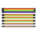 Thermaltake AC-049-CNONAN-A1 TtMod Sleeved PSU Extension Cable Set - Rainbow