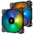 Corsair CO-9050078-WW ML140 PRO RGB LED 140mm Magnetic Levitation Fan - 2 Pack with Controller