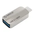 Orico CTA2-SV 3A USB Type-C to USB-A Charger & Sync OTG Adapter - Silver (Avail: In Stock )