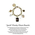 Twilight NEC21347 Saga Jewellery Chunky Charm Bracelet Jacob New