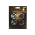 Twilight NEC20910 Saga Pin Set of 4 Crests New Moon
