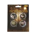 Twilight NEC20724 Saga Pin Set of 4 Edward New Moon