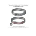 Twilight NEC22080 Saga Jewellery Rubber Bracelets Team Switzerla