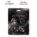 Twilight NEC22068 Saga Pin Set Of 4 Edward & Bella Eclipse