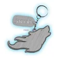 Twilight NEC20219 Saga Key Ring / Bag Clip Metal Jacob Wolf
