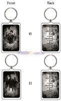 Twilight NEC20439 Saga Lucite Keychain Set 4 G&H (2-Pack) Bad
