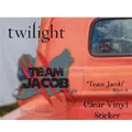Twilight NEC20246 Saga Sticker Clear Vinyl Transfer Team Jacob