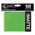 UP15618 Eclipse Matte Standard Sleeves 100 Pack - Lime Green (Avail: In Stock )