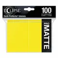 Eclipse UP15620 Matte Standard Sleeves 100 Pack - Lemon Yellow (Avail: In Stock )