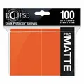 Eclipse UP15619 Matte Standard Sleeves 100 Pack - Pumpkin Orange (Avail: In Stock )