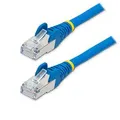 StarTech NLBL-150-CAT6A-PATCH 1.5m LSZH 10GbE S/FTP 100W CAT6a Ethernet Cable - Blue