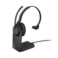 Jabra 25599-889-989 Evolve2 55 UC Mono Bluetooth Headset (USB-C + Charging Stand)