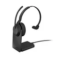 Jabra 25599-899-989 Evolve2 55 MS Mono Bluetooth Headset (USB-C + Charging Stand)
