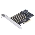 Orico ORICO-PDM2 Dual M.2 NVMe to PCI-e 3.0 x4 Expansion Card (Avail: In Stock )