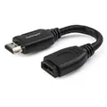StarTech HD2MF6INL 15cm HDMI 2.0 Port Saver Extension Cable with Ethernet