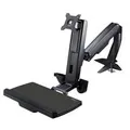 StarTech ARMSTSCP1 Sit Stand Monitor Arm 34" - Adjustable Desk Mount Workstation