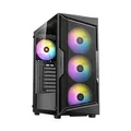 Antec AX61 Elite ARGB Tempered Glass Mid-Tower ATX Case - Black (Avail: In Stock )