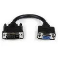 StarTech DVIVGAMF8IN 20cm DVI to VGA Cable Adapter M/F