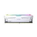 Lexar LD5EU016G-R6400GDWA ARES RGB 32GB (2x 16GB) DDR5 6400MHz Desktop Memory - White (Avail: In Stock )