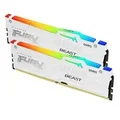 Kingston KF560C36BWEAK2-32 Fury Beast RGB 32GB (2x 16GB) DDR5 6000MHz Desktop Memory - White