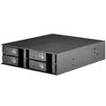 SilverStone SST-FS204B FS204B 4-Bay 5.25" Cage for 2.5" SAS/SATA HDDs (Avail: In Stock )