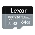 Lexar LMS1066064G-BNANG 64GB Professional 1066x microSDXC UHS-I Silver Memory Card - 160MB/s (Avail: In Stock )