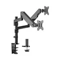 Brateck LDT16-C024 Dual Arm Full Extension Gas Spring Monitor Mount - 17"-32" (Avail: In Stock )