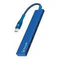 Bonelk ELK-80052-R Long-Life USB-C to 4-Port USB-A 3.0 Slim Hub - Blue