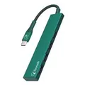 Bonelk ELK-80051-R Long-Life USB-C to 4-Port USB-A 3.0 Slim Hub - Green