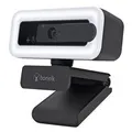 Bonelk ELK-63026-R Pro LED Clip-On FHD USB Webcam - Black