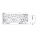 Bonelk ELK-61020-R KM-383 Wireless Compact Keyboard and Mouse Combo - White (Avail: In Stock )