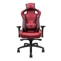 Thermaltake GGC-XFRBRMFDL-TW X FIT TT Premium Real Leather Gaming Chair - Burgundy Red