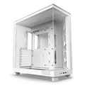 NZXT CC-H61FW-01 H6 Flow Compact Dual-chamber Mid Tower ATX Case - White (Avail: In Stock )