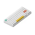 NuPhy KBNPHALO75WHRD Halo75 Hot-Swap RGB Wireless Mechanical Keyboard - White - Red Switches