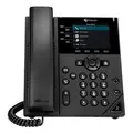 Polycom 2200-48830-025 VVX 350 6-Line Desktop Business IP Phone